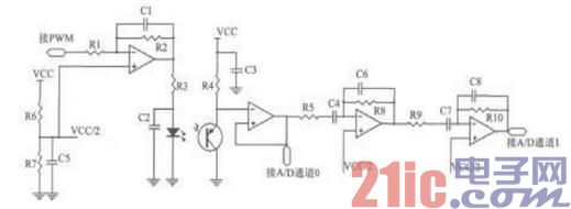 uPSD3234反射式红外心率检测仪电路图.jpg