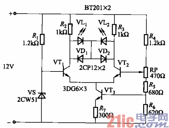 93.直流电源电压越限指示电路之一.gif