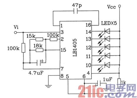 LB140五位LED电平指示驱动集成电路典型电路.jpg