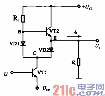 8.用二极管耦合的甲乙类输出电路.gif