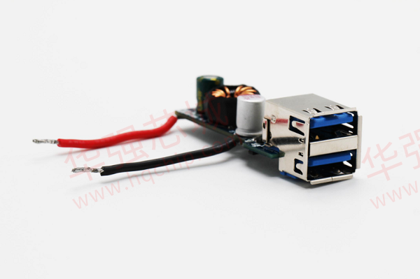 EDP3020快速充电方案PCBA侧面图