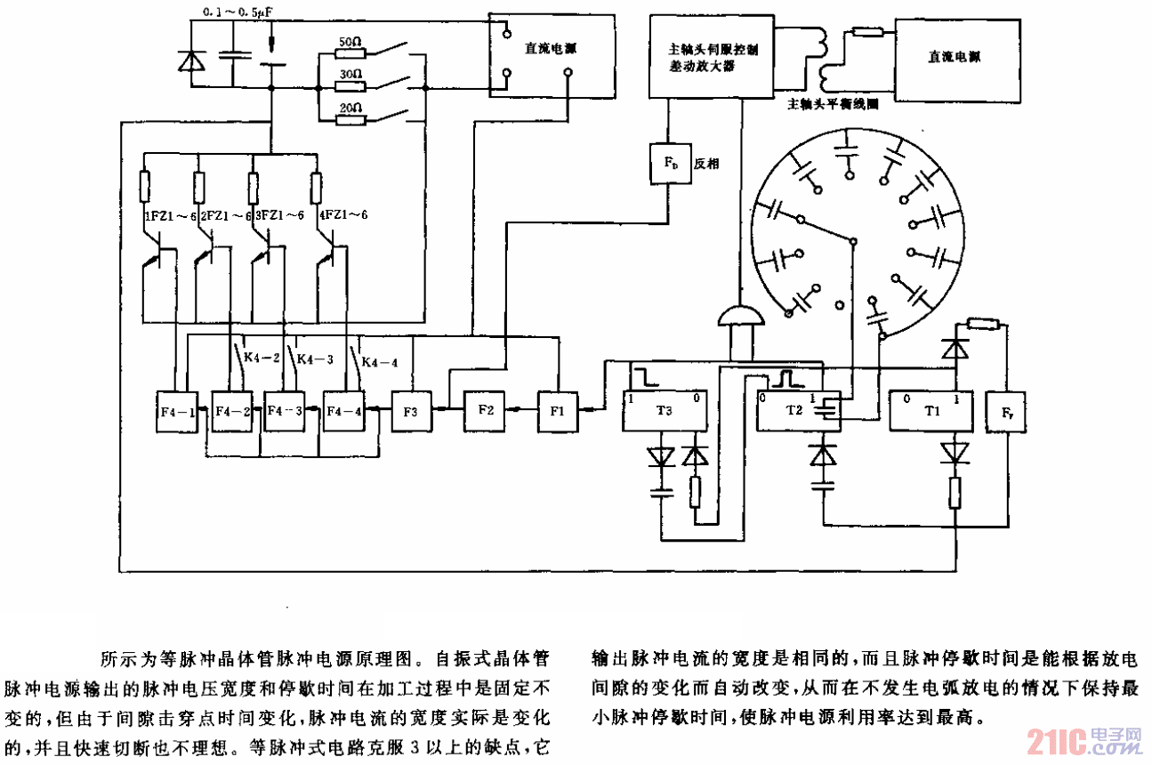 等脉冲晶体管马车电源原理图电路.gif