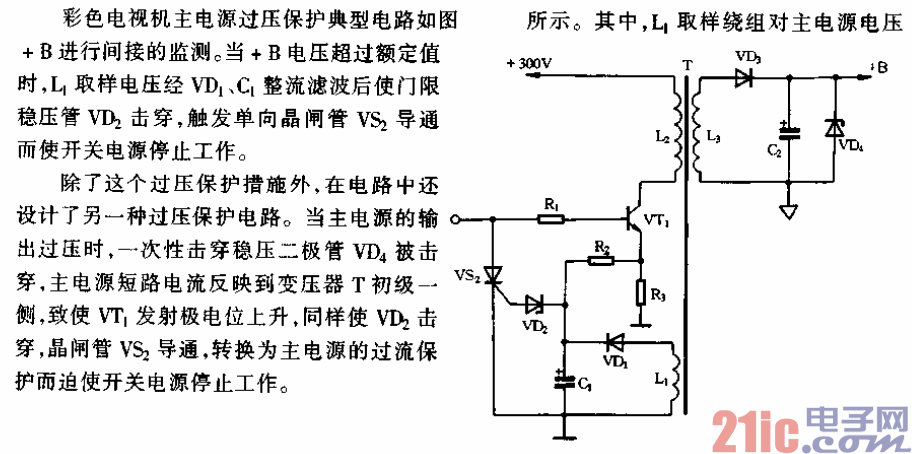 彩色电视机主电源过压保护电路.gif
