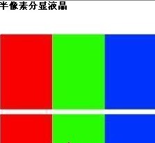 半像素分显液晶