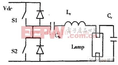 简化了的电子镇流器电路