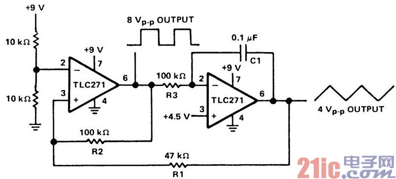 单电源供电的信号（函数）发生器.jpg