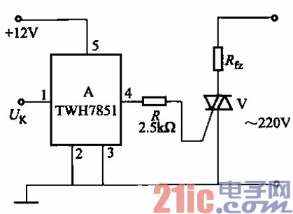 15.晶闸管与TWH7851开关集成电路的接口电路.gif