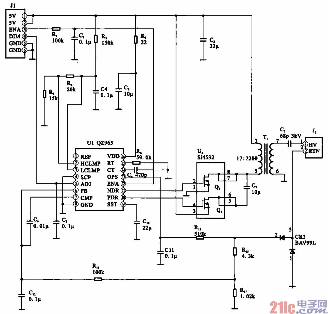 79.典型液晶显示器中的逆变器电路（OZ965）.gif