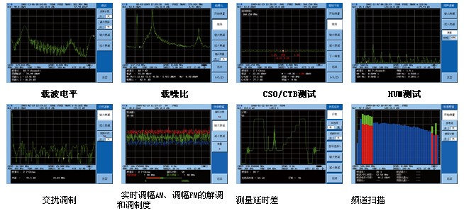 模拟电视信号全项指标测试