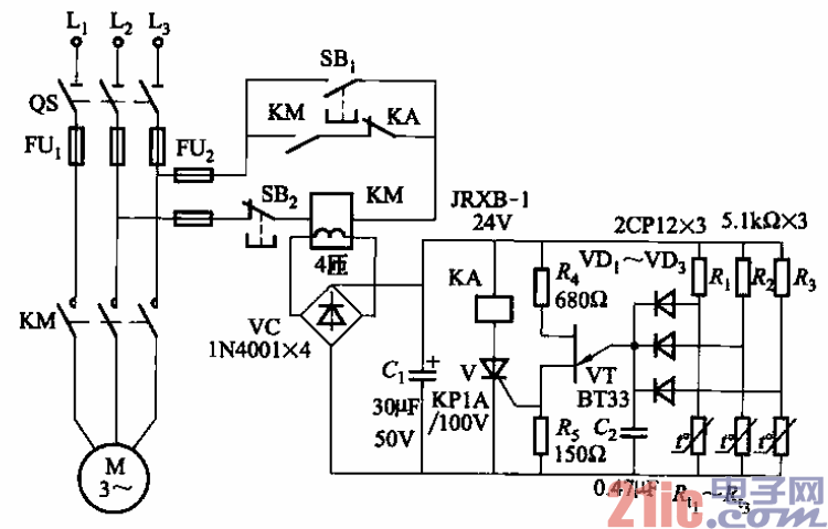 9.PTC三相异步电动机保护电路之八.gif