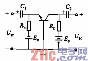 表15-3.三极管三种放大电路及特点-共基极电路.gif