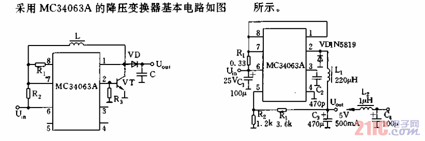 MC34063降压变换器电路.gif
