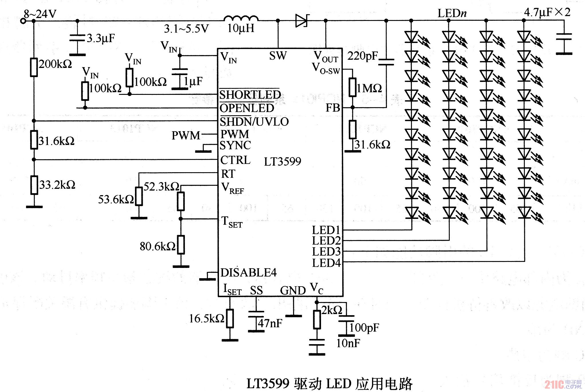 LT3599驱动LED应用电路.jpg