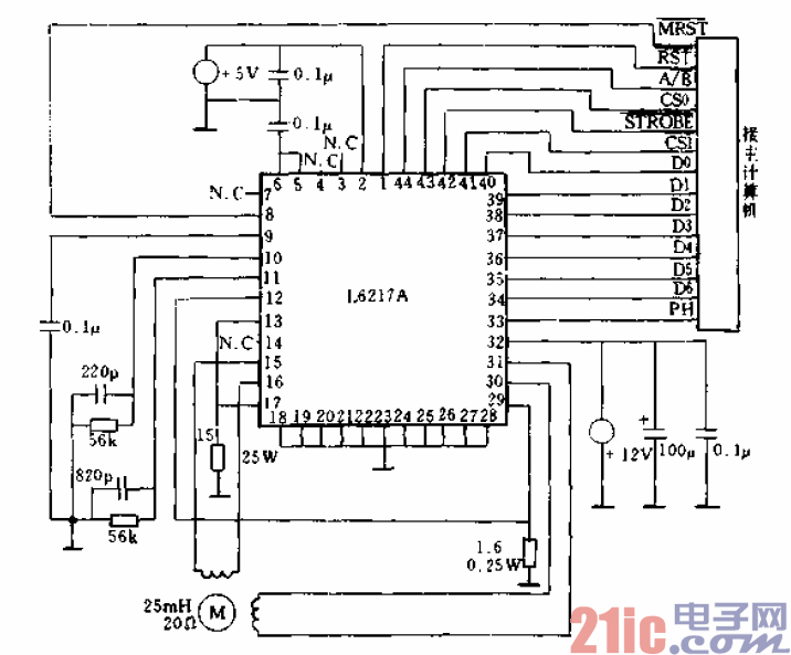 11.L6217、L6217A两相步进电动机微步距驱动器电路.gif