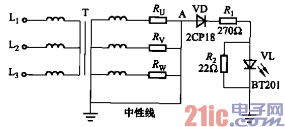 80.三相交流电源中性线断路报警电路之一.gif