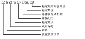 交流高压真空负荷开关型号含义