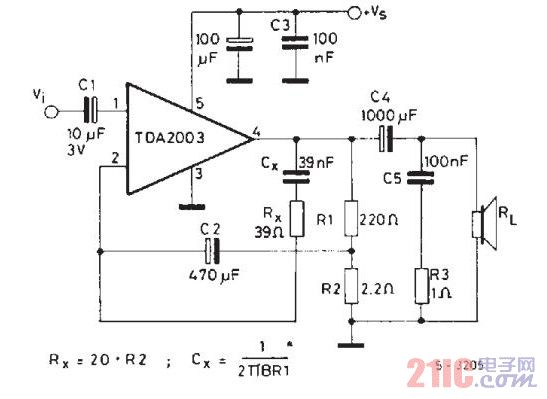 TDA2003 10W的汽车收音机音频放大器.jpg