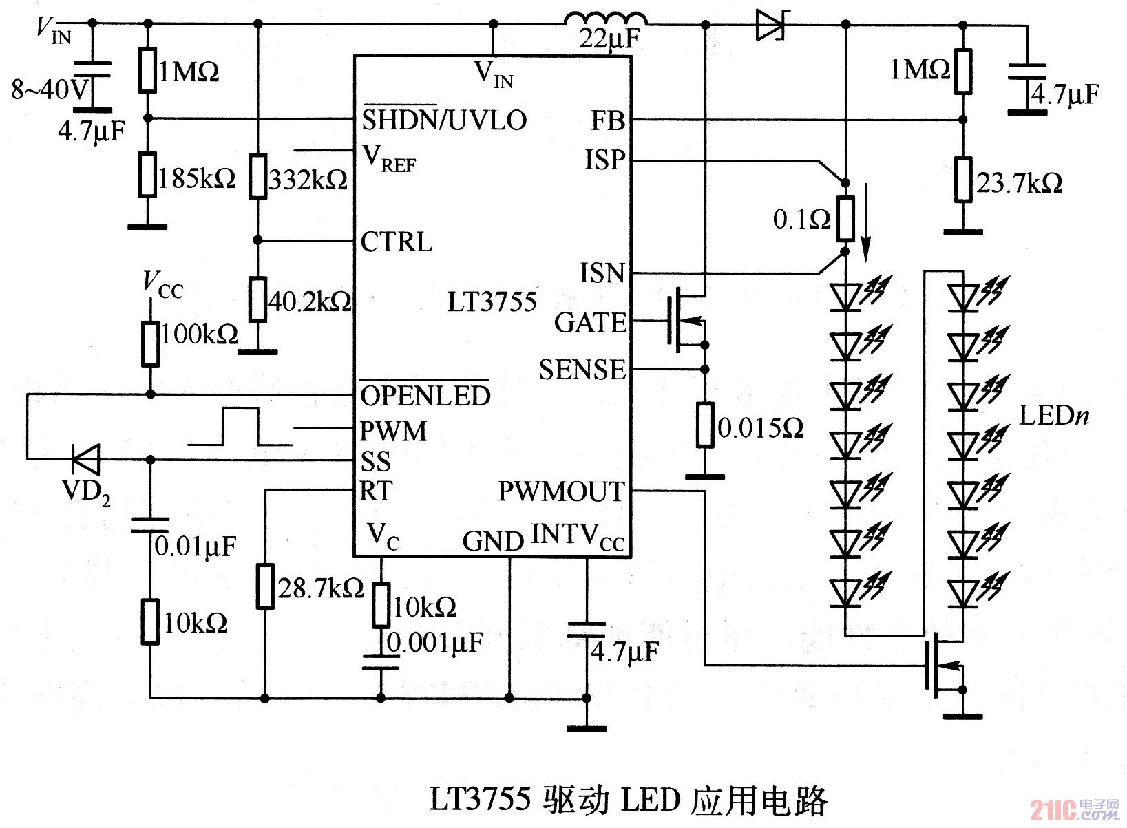 LT3755驱动LED应用电路.jpg