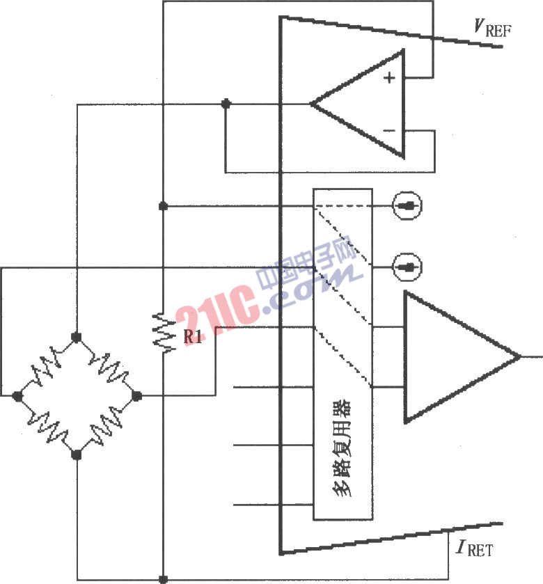 XTR108电压激励电桥电路图