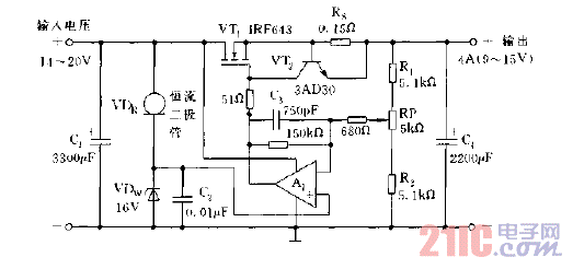 性能优良的线性稳压电源电路图.gif