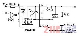 光电耦合器MOC304调光控制电路图.jpg