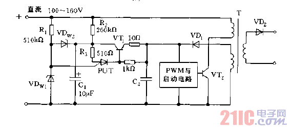 开关电源中实用软启动电路图b.gif