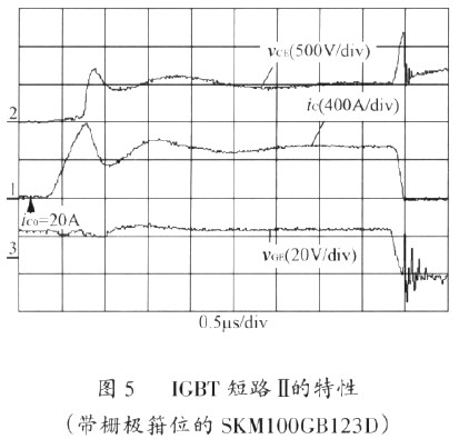 IGBT短路II的特性