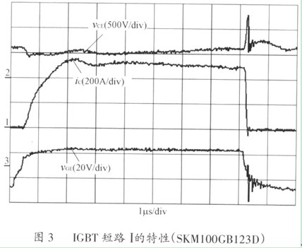 IGBT短路I的特性