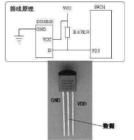 DS1820数字温度传感器的接线