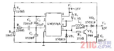 LM3578A用做降压，升压稳压器电路图.gif