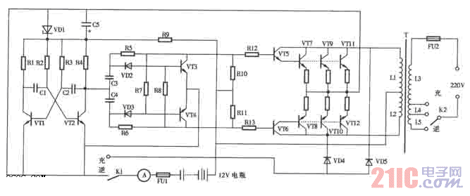 100～200W逆变电源电路图.gif