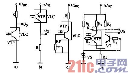 光耦合器常用输出电路图