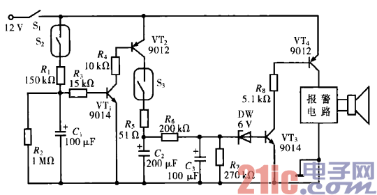 41.报警器延时控制电路.gif