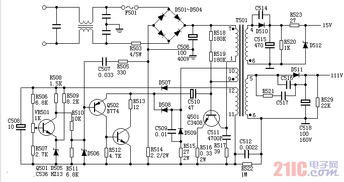 三洋80P开关电源电路图.gif