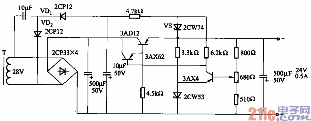 28.24V、500mA稳压电源电路.gif