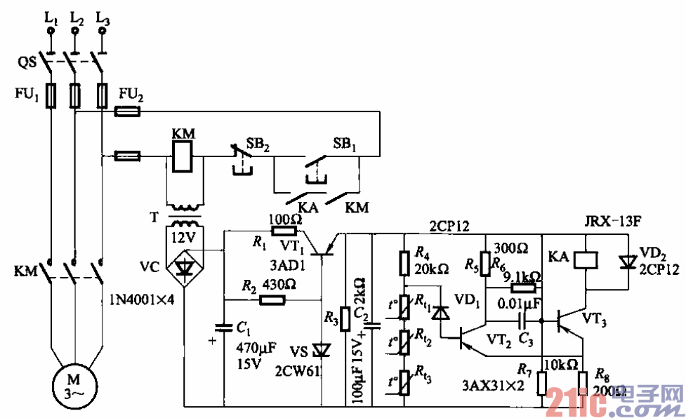 4.PTC三相异步电动机保护电路之三.gif