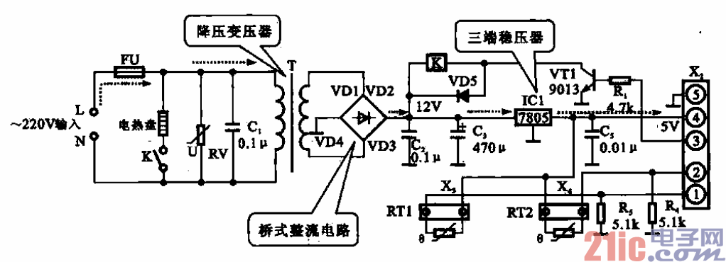 43.电饭煲的电源供电电路.gif