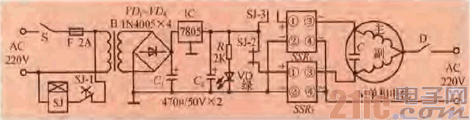 33.一款单相电机正反转控制电路（一）.gif