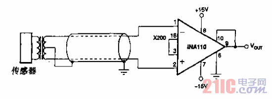 传感器变压器耦合放大调节电路.gif