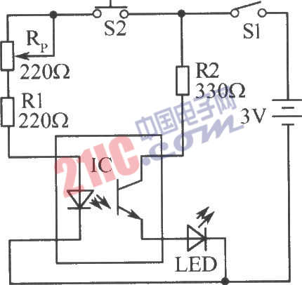 光电耦合器简单检测法电路