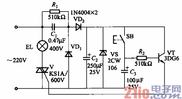 39.采用晶体管的照明延时电路之三.gif