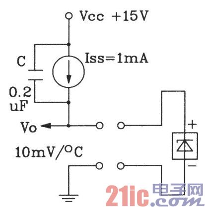 TSV型温度传感器采用恒流源的测温电路图.jpg
