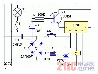 延时关灯器原理电路图.jpg