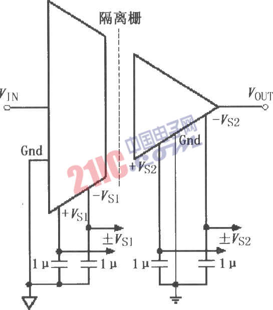ISO122／124电源和信号的基本连接电路图