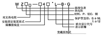 隔爆热电阻命名方法