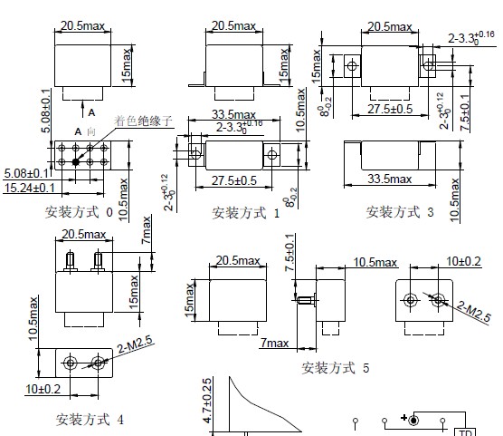 混合延时继电器的安装方式