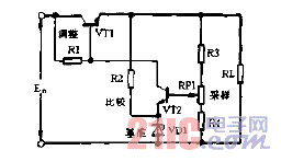 晶体管式稳压电源电路图.gif