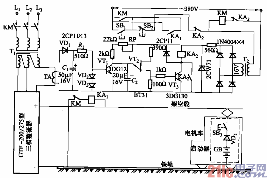 20.矿用牵引电机车电源远控电路.gif